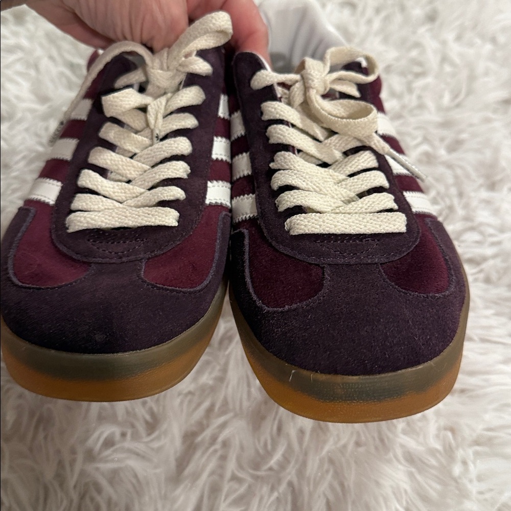 Adidas x Gucci Gazelle in burgundy size 7 men’s - Picture 12 of 14
